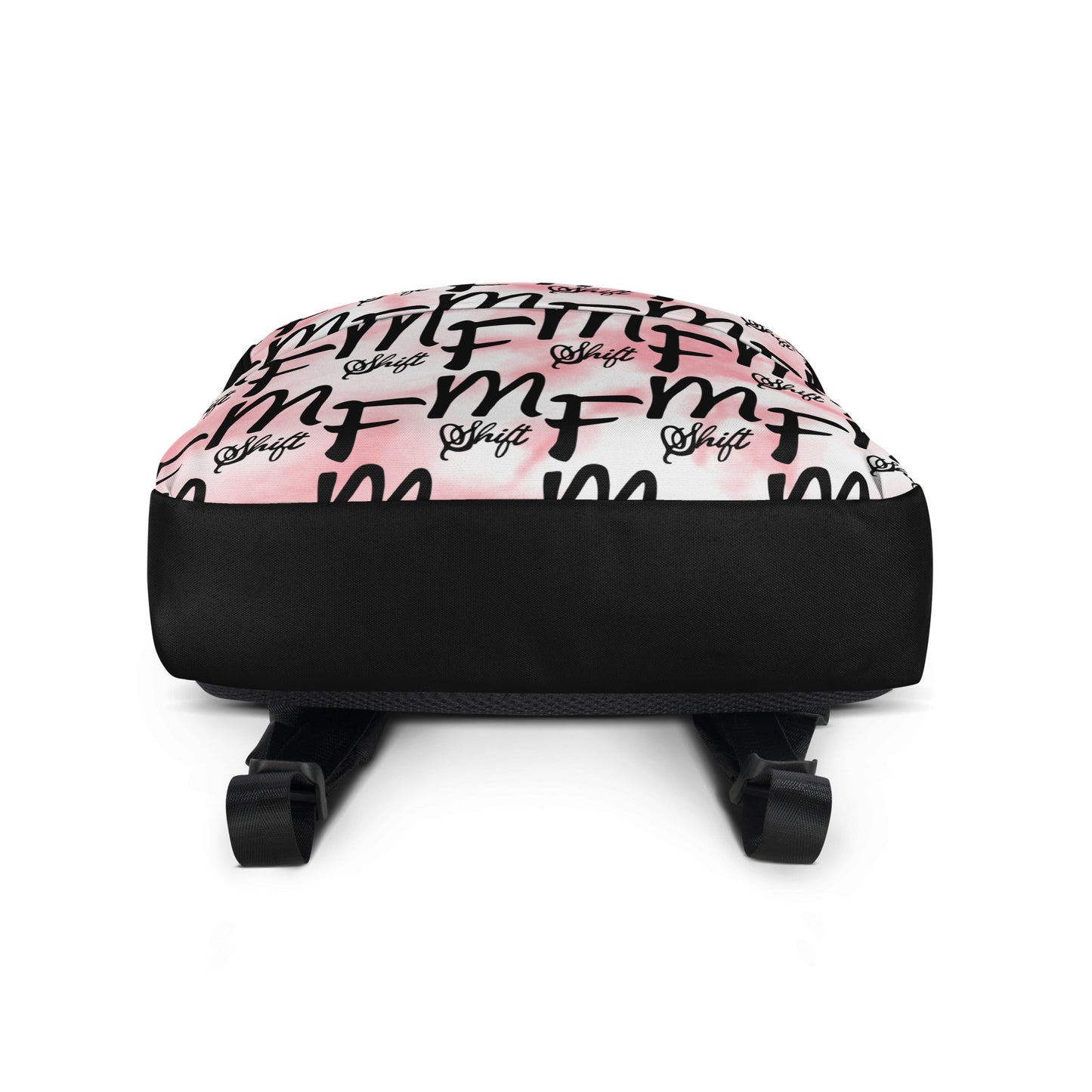 MFShift Pink & Black Medium Backpack: Carry Your Style, Conquer the Day!
