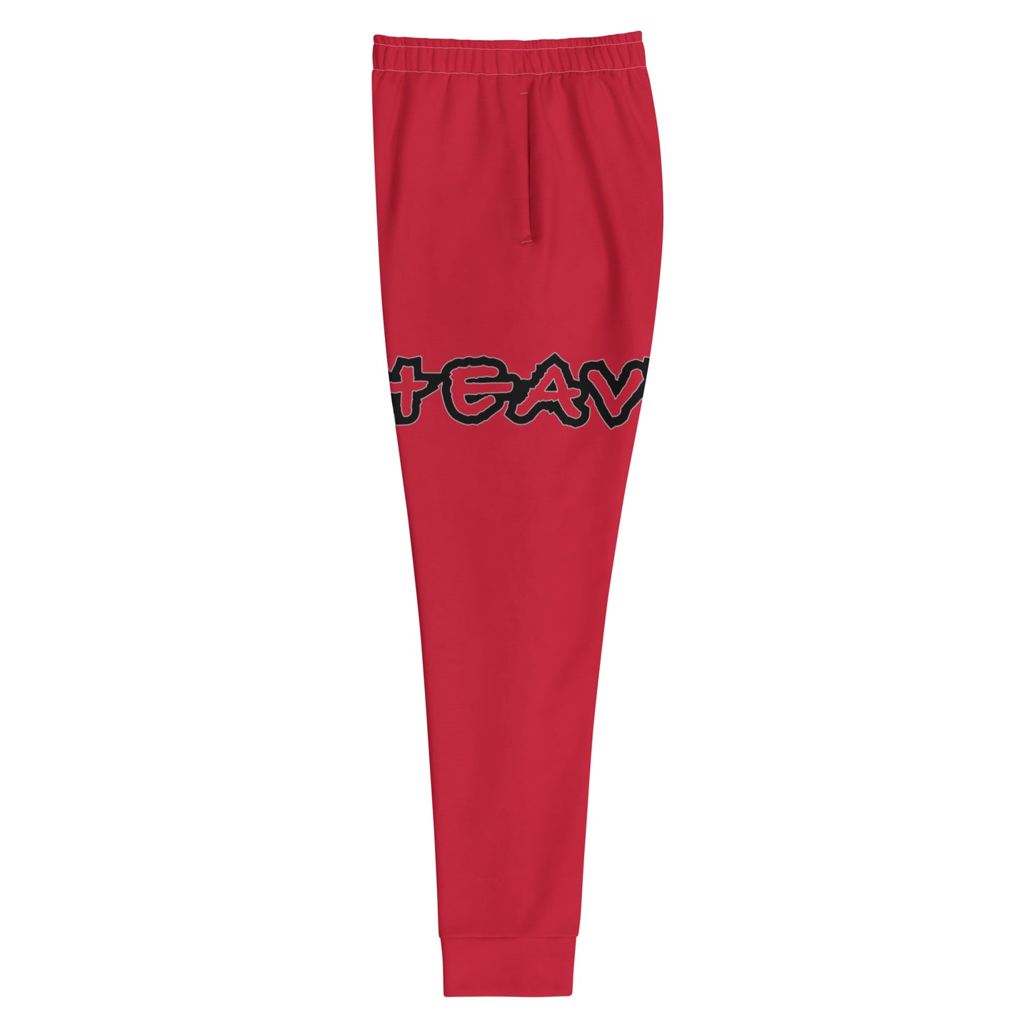 MFShift Women's "HEAVY" Joggers - Empowering Curves, Bold Style (RED)