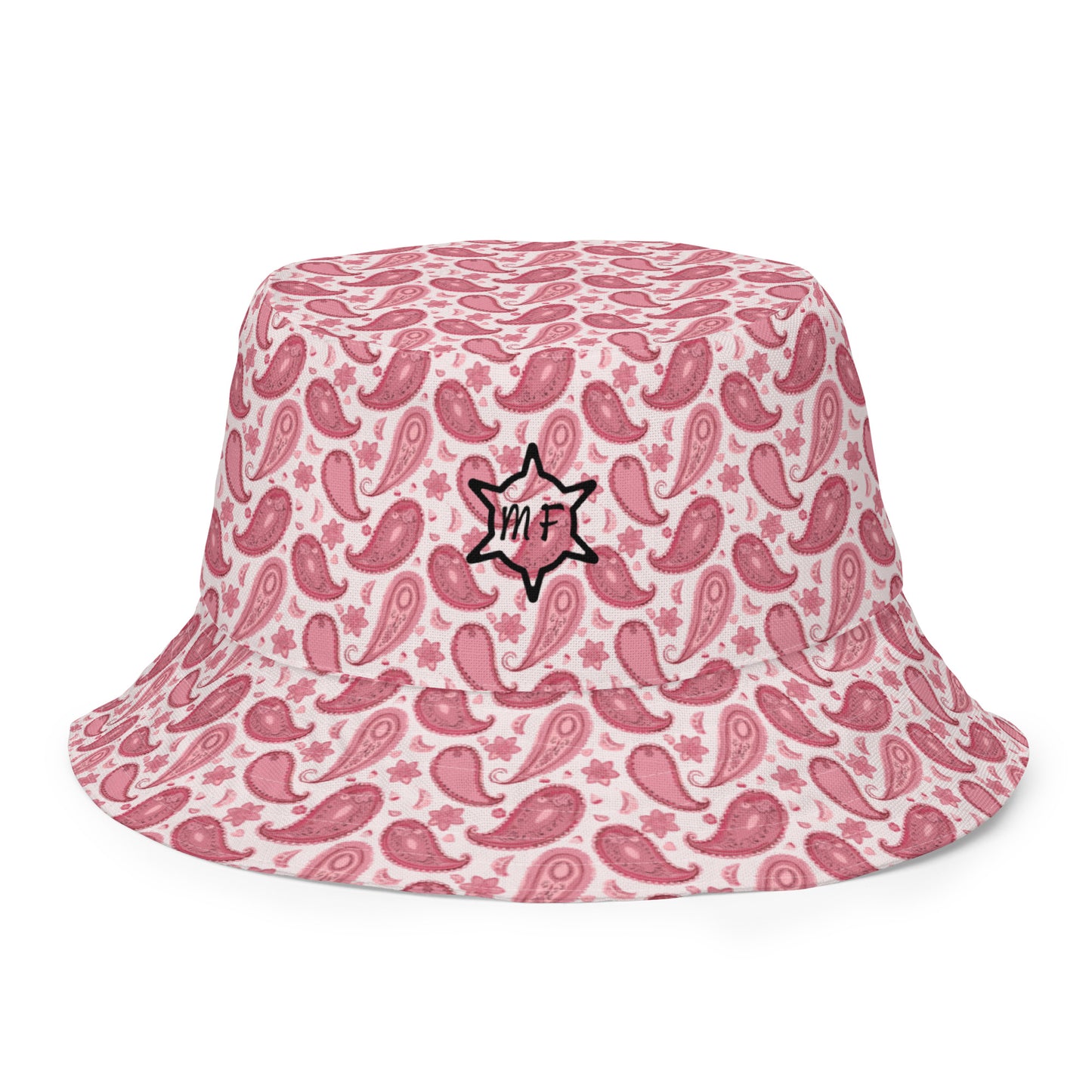 MFShift Reversible Bucket Hat - Pink Paisley & Black - Premium Streetwear