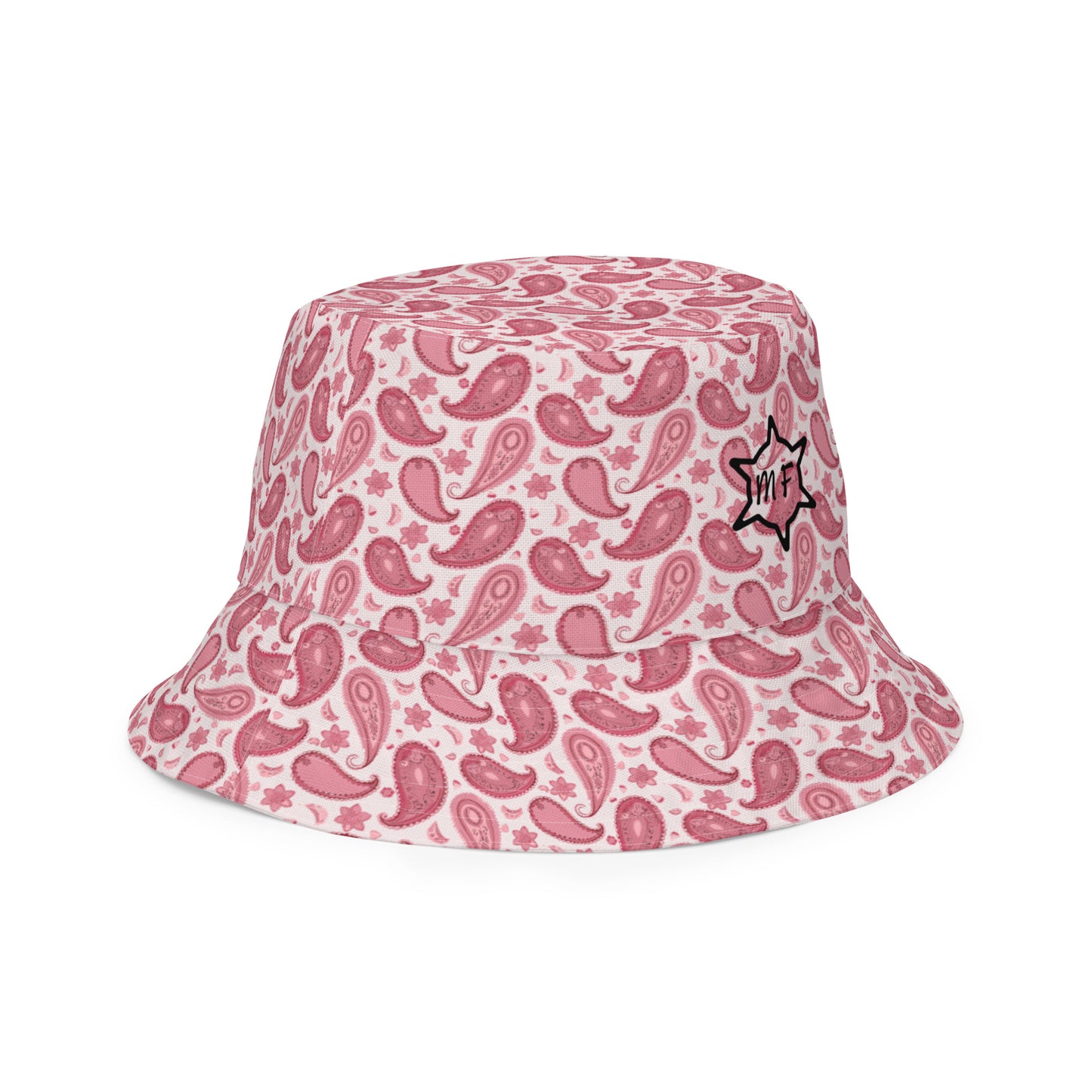 MFShift Reversible Bucket Hat - Pink Paisley & Black - Premium Streetwear