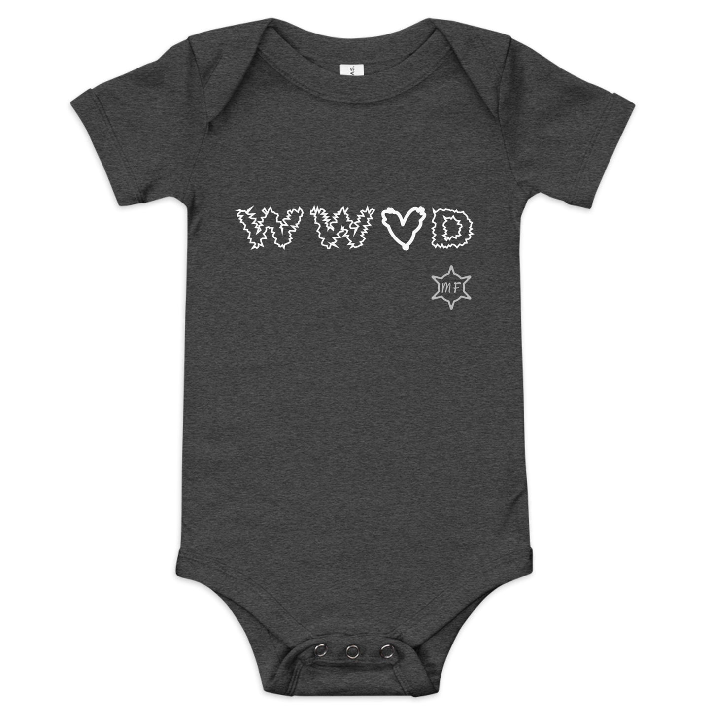 MFShift Baby Short Sleeve One Piece – WWLD Embroidered Onesie