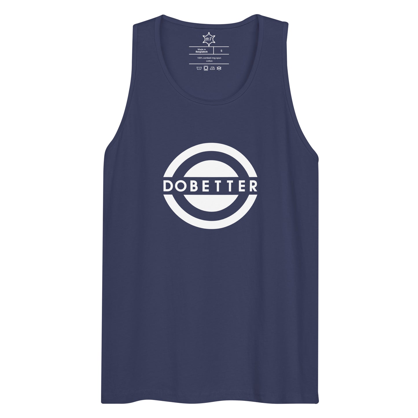 MFShift Men's 'DO BETTER' Premium Tank Top: Elevate Your Style, Embrace Positivity! (military green)