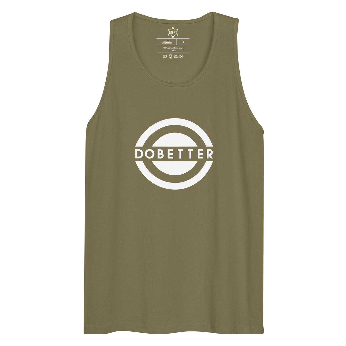 MFShift Men's 'DO BETTER' Premium Tank Top: Elevate Your Style, Embrace Positivity! (black)