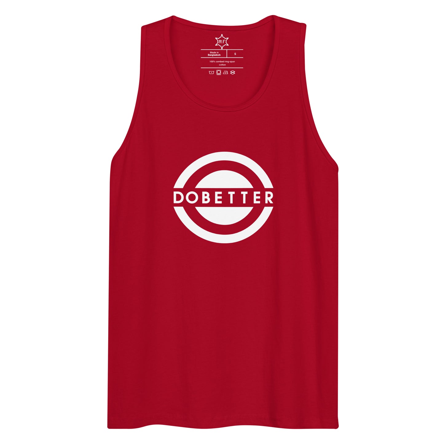 MFShift Men's 'DO BETTER' Premium Tank Top: Elevate Your Style, Embrace Positivity! (harbor blue)