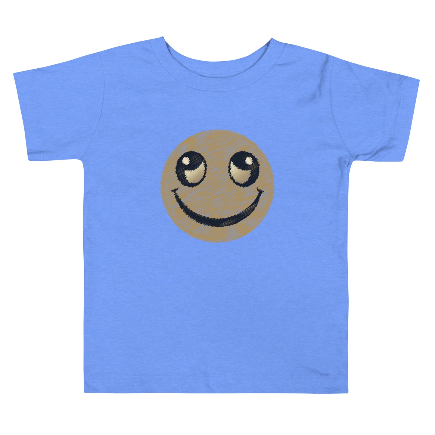 MFShift Toddler Smiley Face Short Sleeve Tee – Comfy, Stylish, and Inspiring (white)