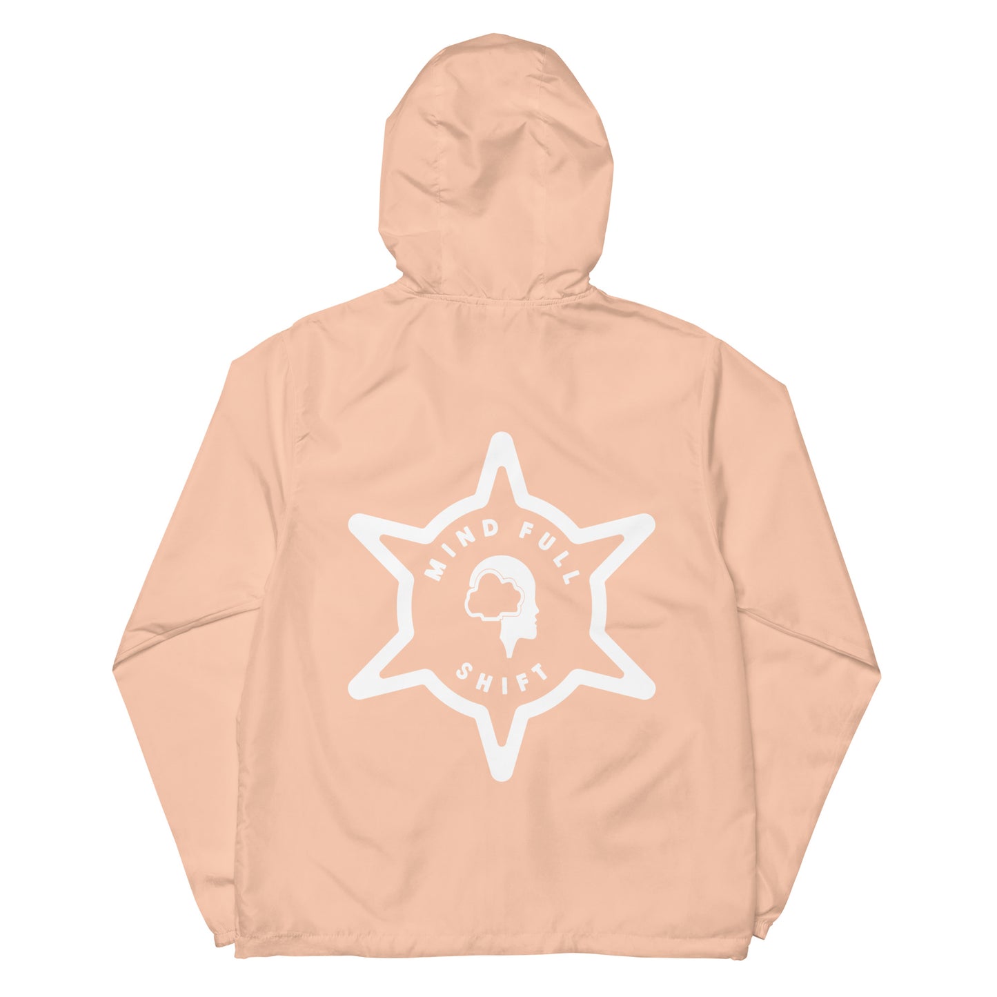Conquer the Elements in Style with Mind Full Shift's Unisex Lightweight Zip Up Windbreaker! (aqua)