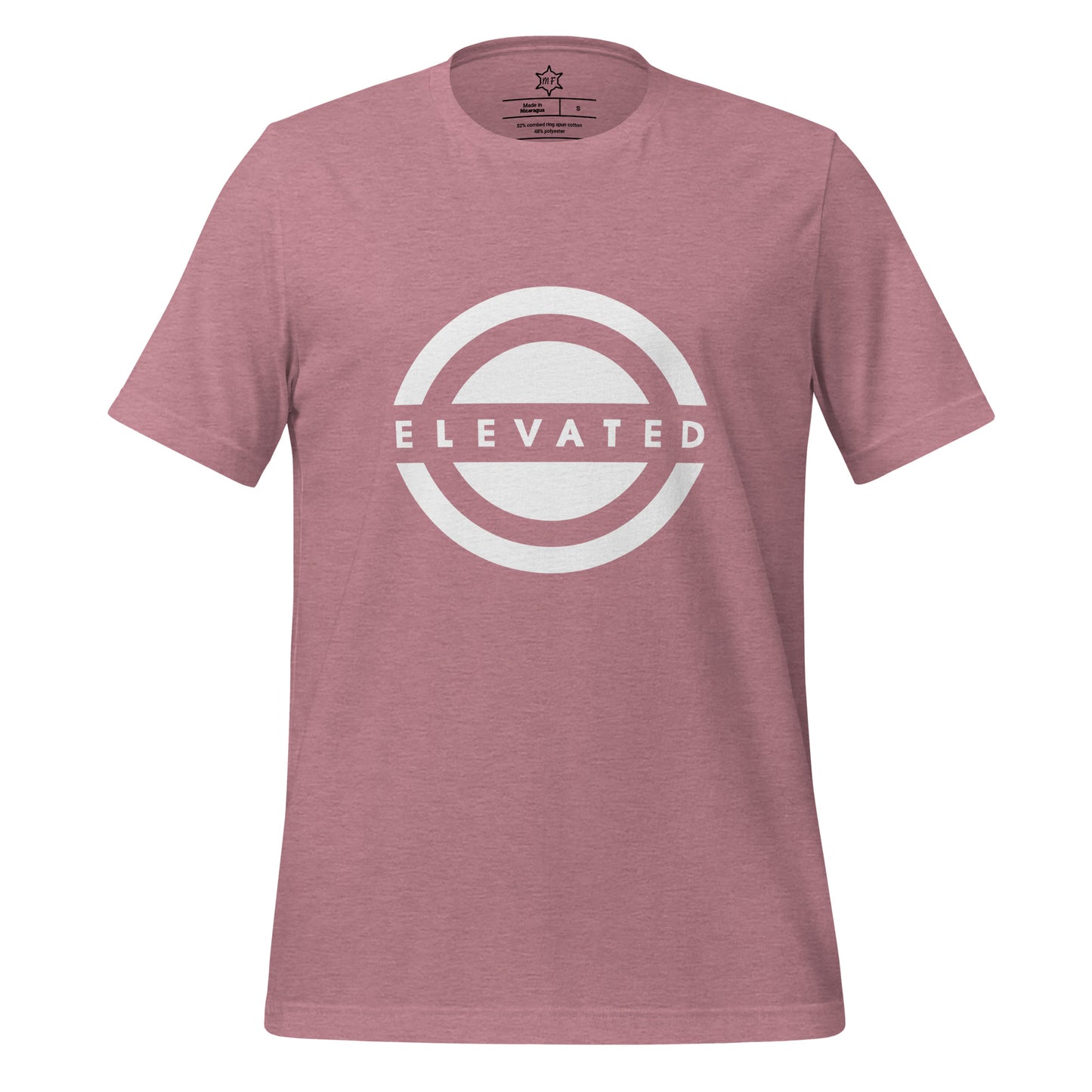 MFShift Unisex T-Shirt - "Elevated" - Inspiring Greatness (oxblood black)