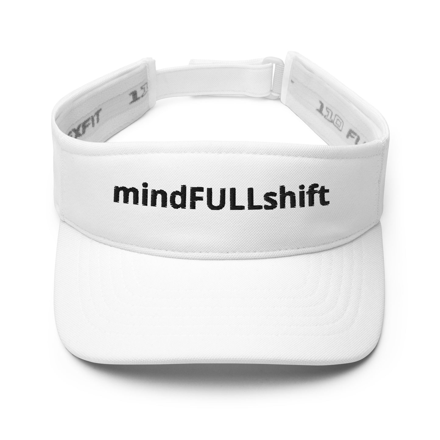 MFShift Embroidered Visor - Mindfully Shift Your Style and Mindset (red)