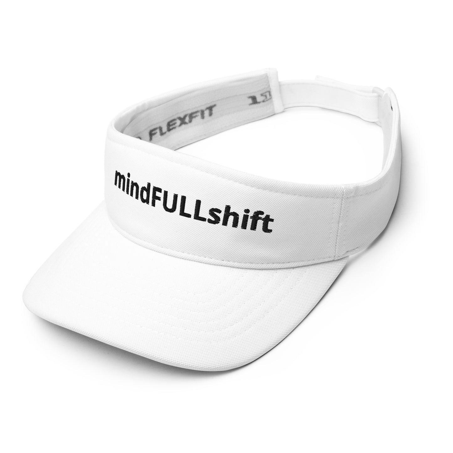 MFShift Embroidered Visor - Mindfully Shift Your Style and Mindset (red)