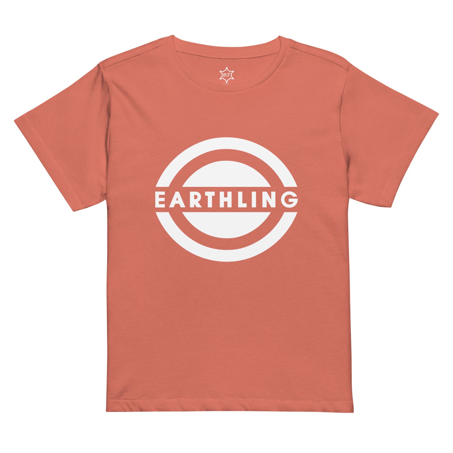 MFShift Women’s Earthling High-Waisted T-Shirt: Embrace Your Cosmic Spirit! (vintage black)
