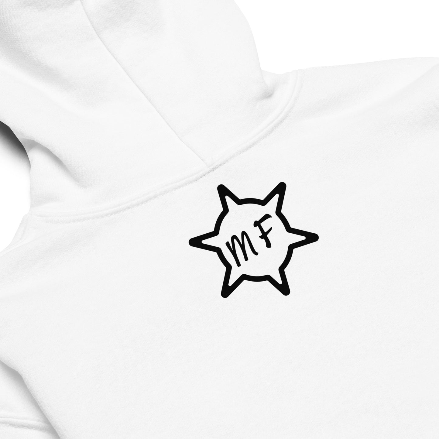 MFShift Youth 'Earthling' Heavy Blend Hoodie: Cosmic Comfort for Young Explorers! (white)