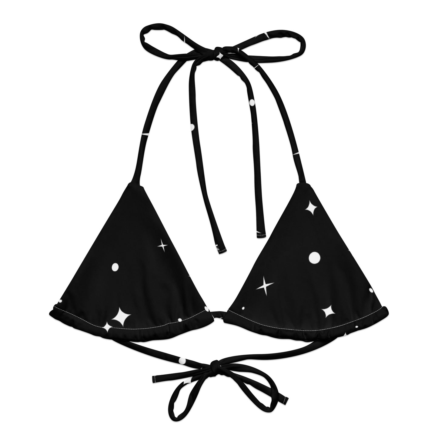 MFShift Starlight String Bikini Top – Eco-Friendly, Stylish Swimwear for a Mindful Summer