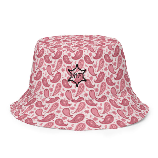 MFShift Reversible Bucket Hat - Pink Paisley & Black - Premium Streetwear