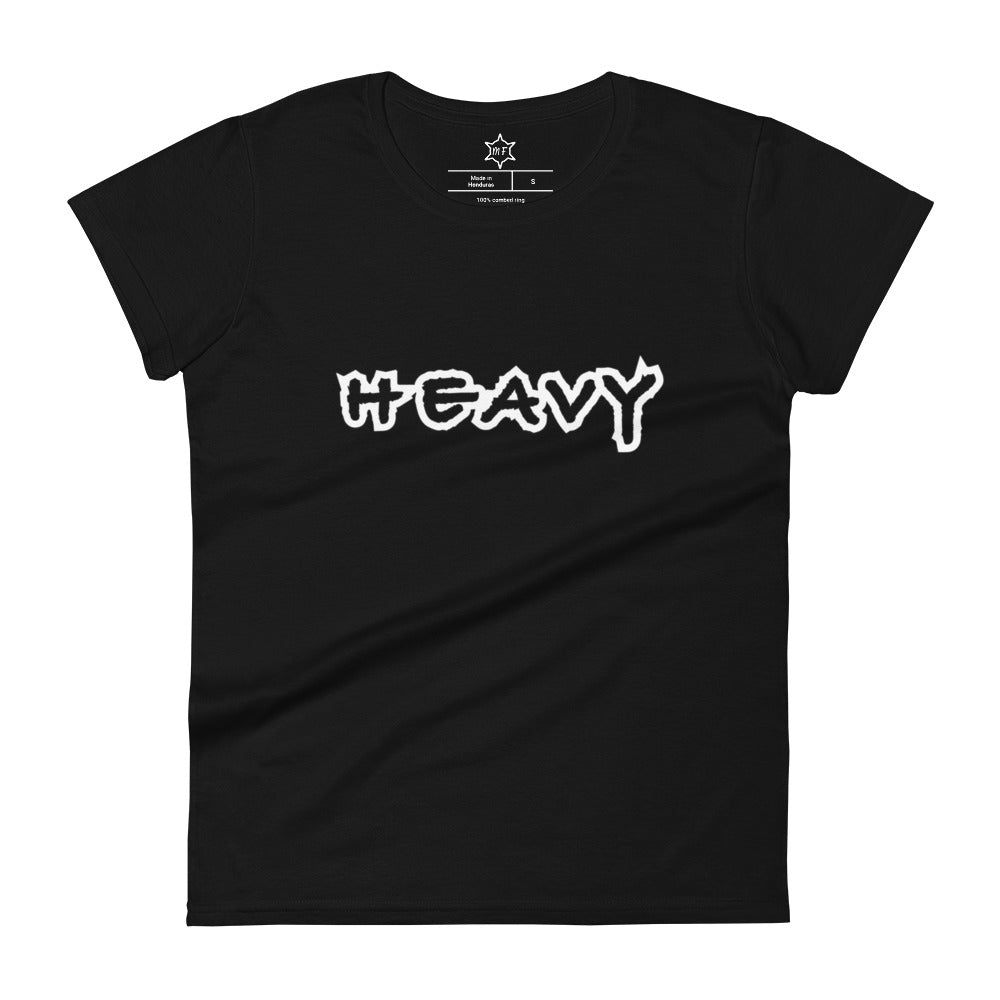 MFShift Women's "HEAVY" Short Sleeve T-Shirt - Embrace Your Curves, Boldly