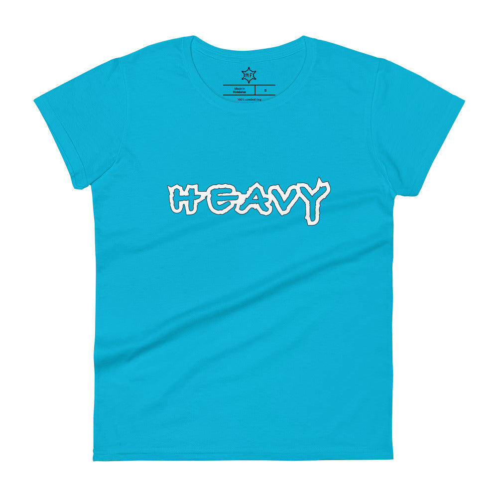 MFShift Women's "HEAVY" Short Sleeve T-Shirt - Embrace Your Curves, Boldly