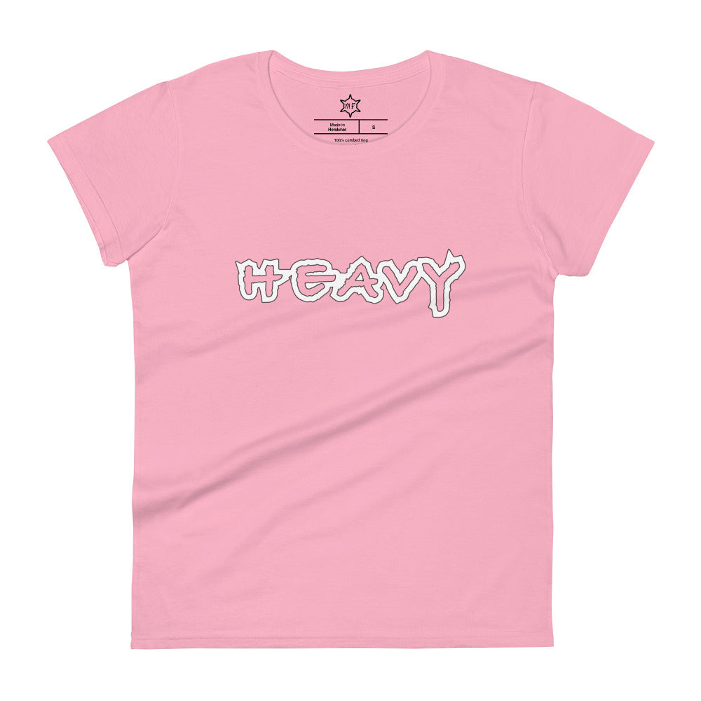 MFShift Women's "HEAVY" Short Sleeve T-Shirt - Embrace Your Curves, Boldly