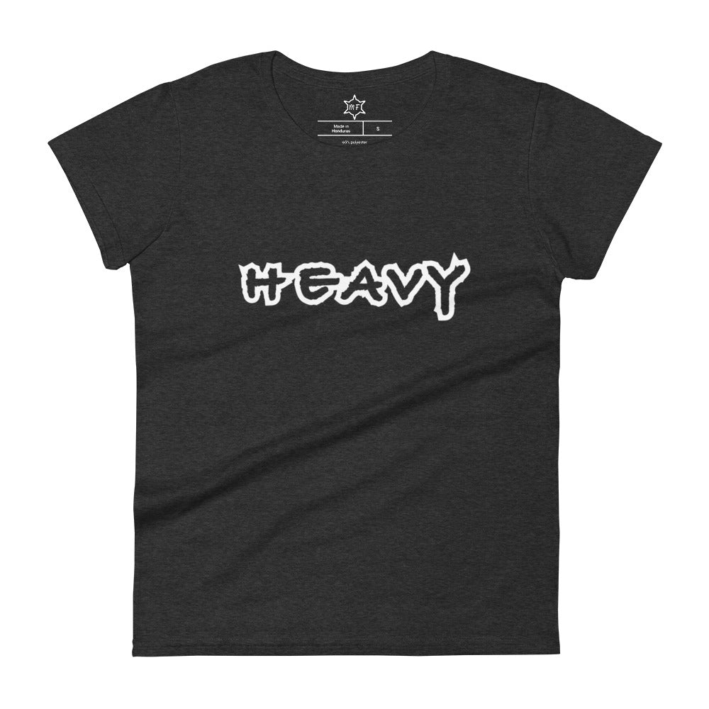 MFShift Women's "HEAVY" Short Sleeve T-Shirt - Embrace Your Curves, Boldly