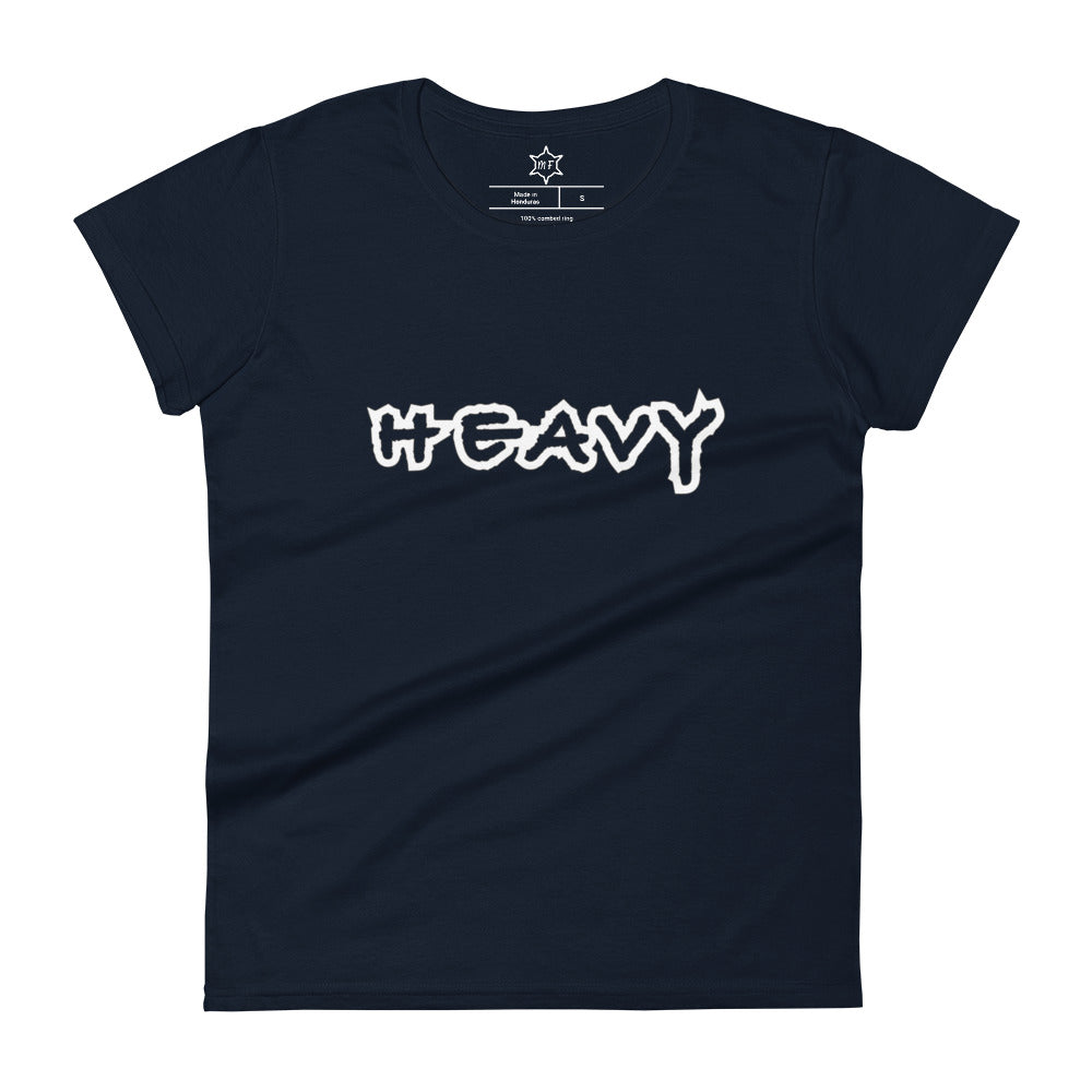 MFShift Women's "HEAVY" Short Sleeve T-Shirt - Embrace Your Curves, Boldly
