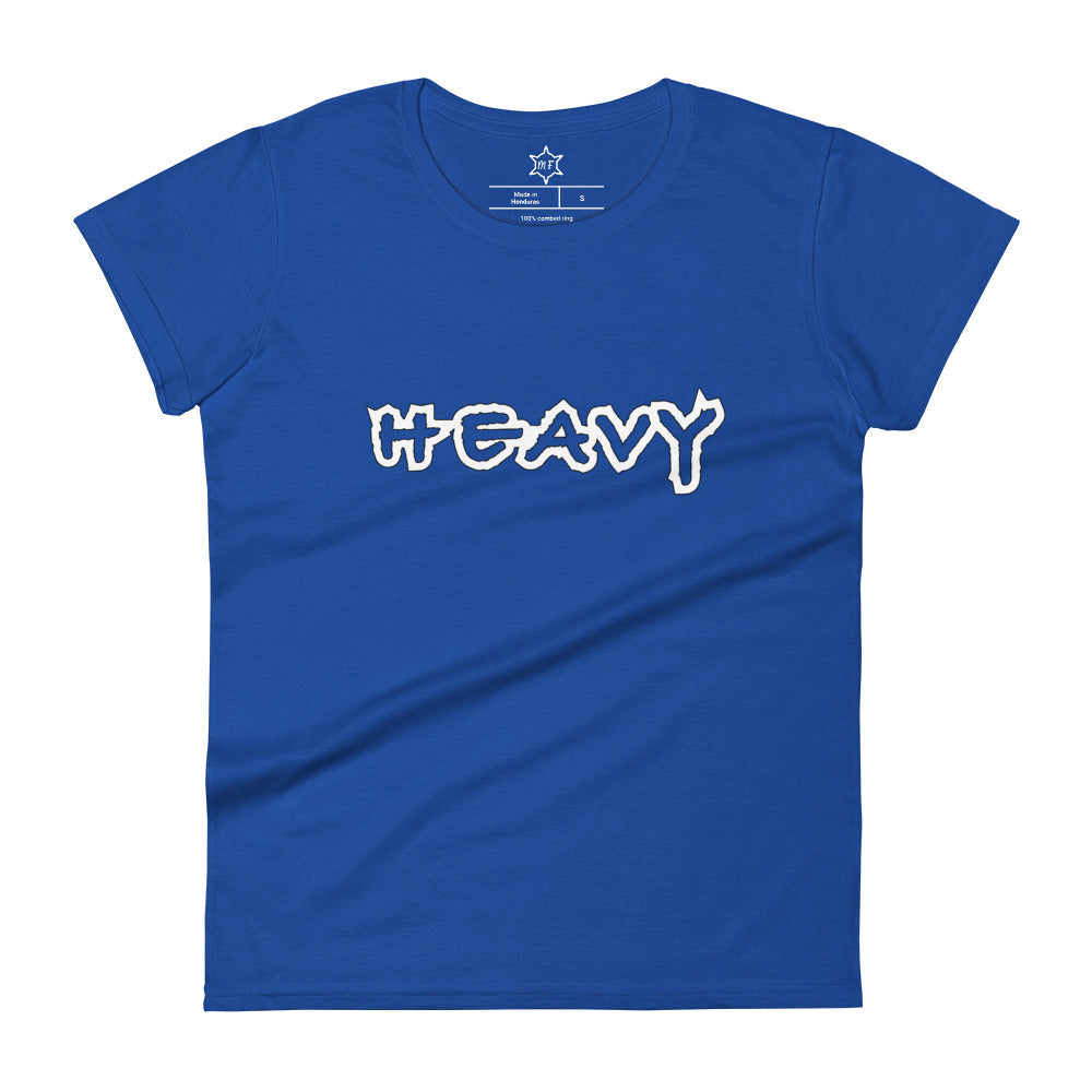 MFShift Women's "HEAVY" Short Sleeve T-Shirt - Embrace Your Curves, Boldly