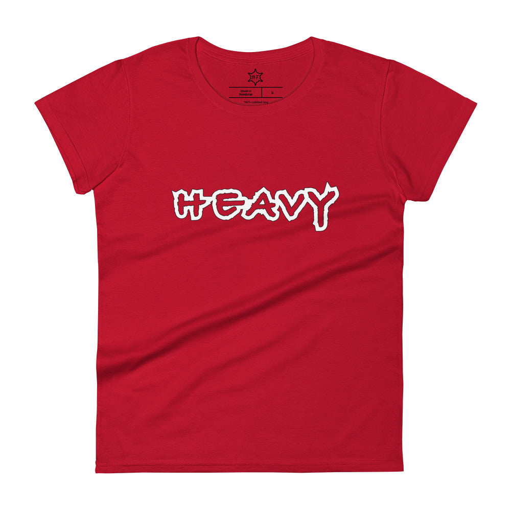MFShift Women's "HEAVY" Short Sleeve T-Shirt - Embrace Your Curves, Boldly